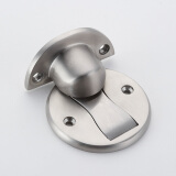 品质铸就信赖 美国多灵进口304不锈钢隐藏式银色地吸门吸评测